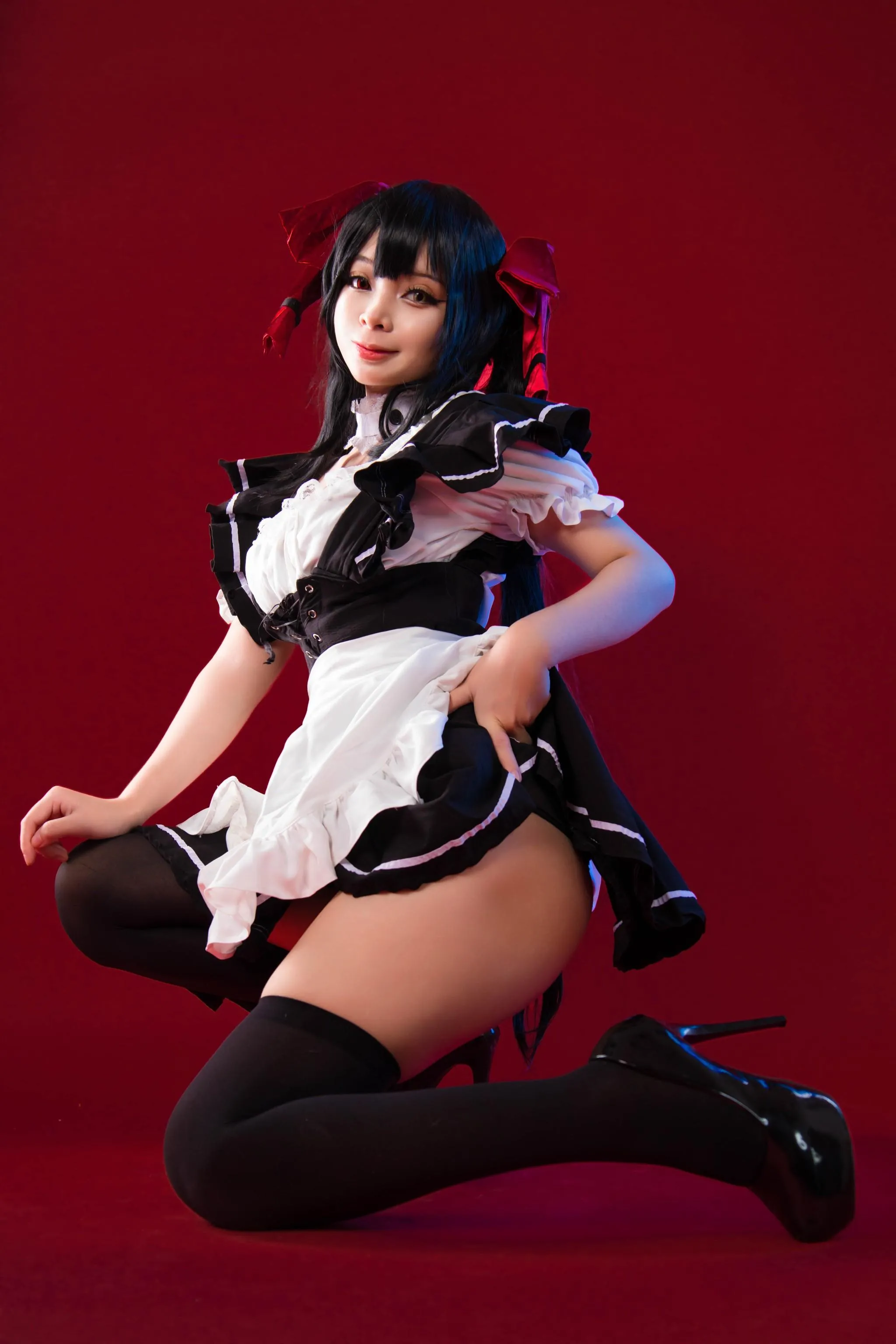 Umeko J – NO.011 Kurumi Tokisaki Maid [75P]插图7